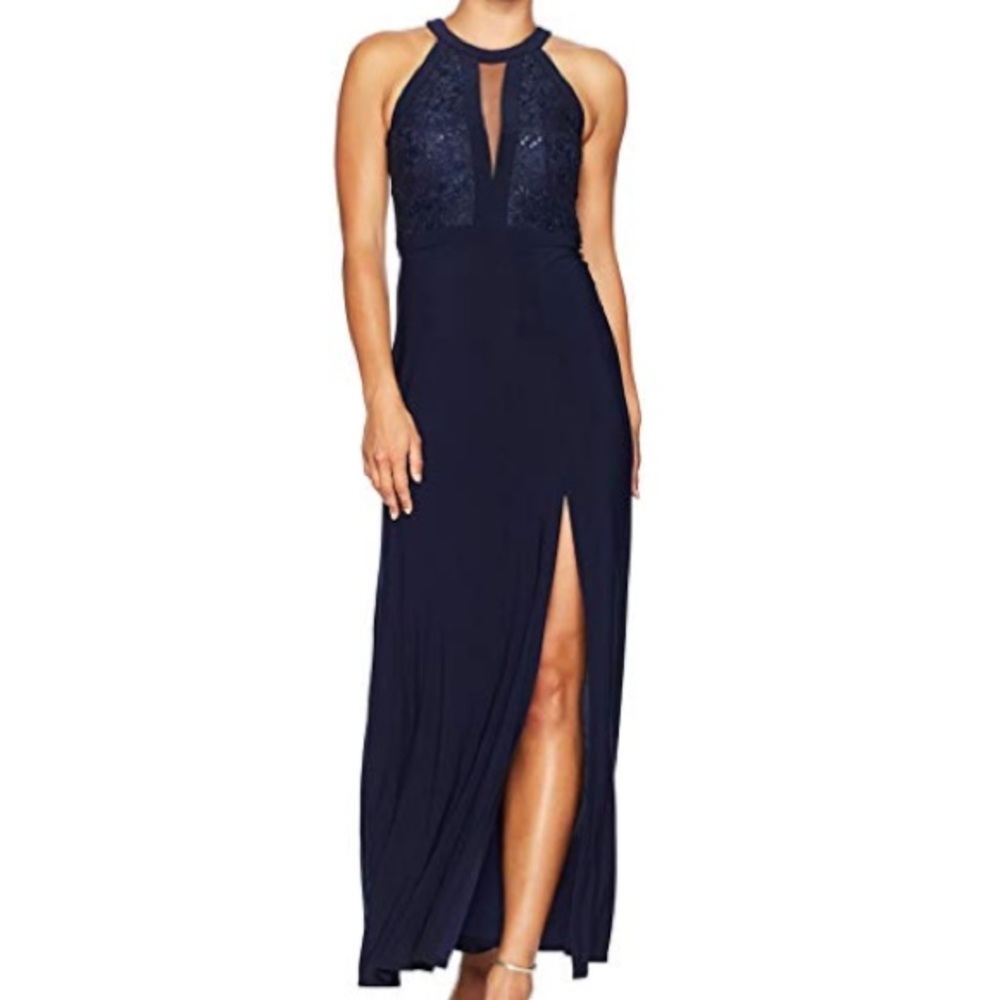 COPY - Navy Night Way Prom Dress